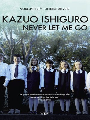 cover image of Never let me go